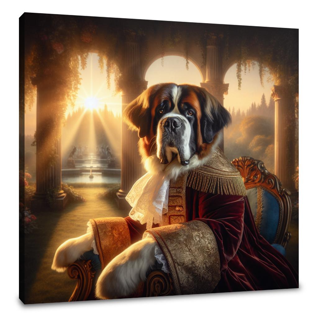 Regal Dawn Saint Bernard Canvas