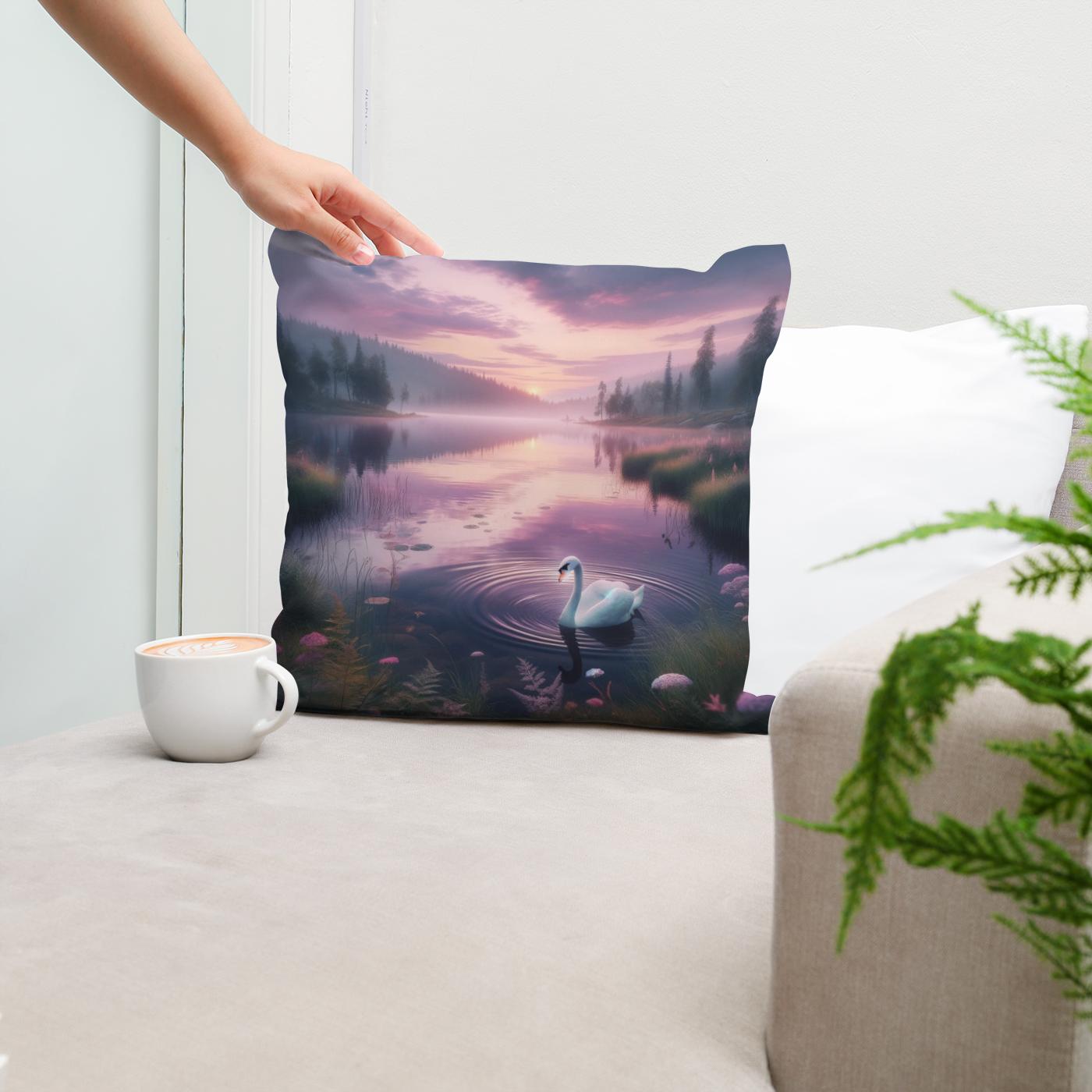Tranquil Vista Cotton Cushion