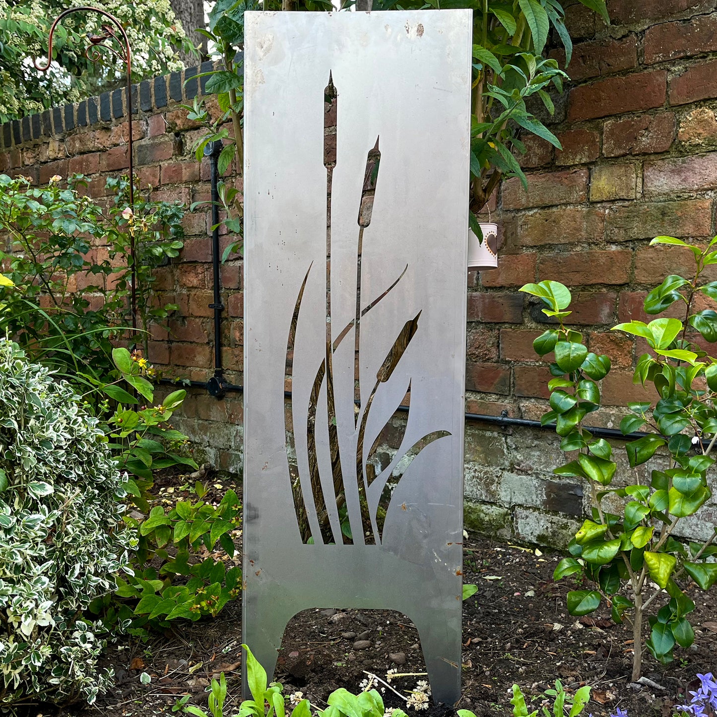 PoppyForge Bulrush Decorative Garden Screen