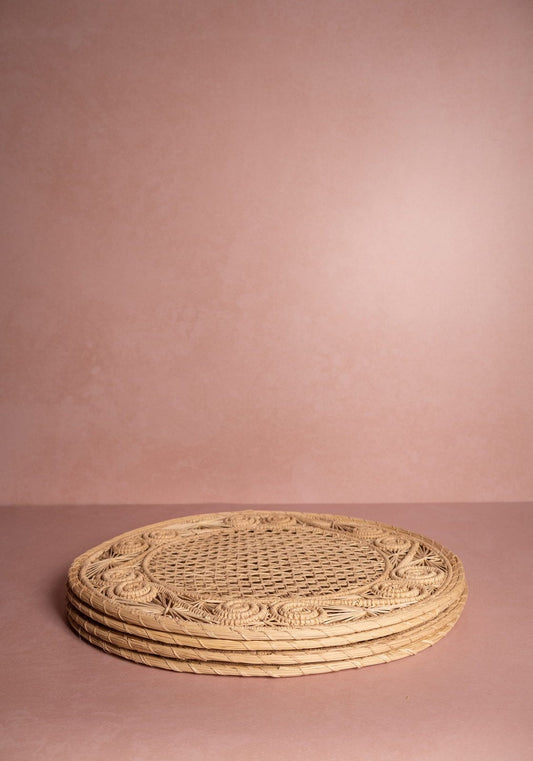 Atlántico  Iraca Placemat Natural - Set of 4