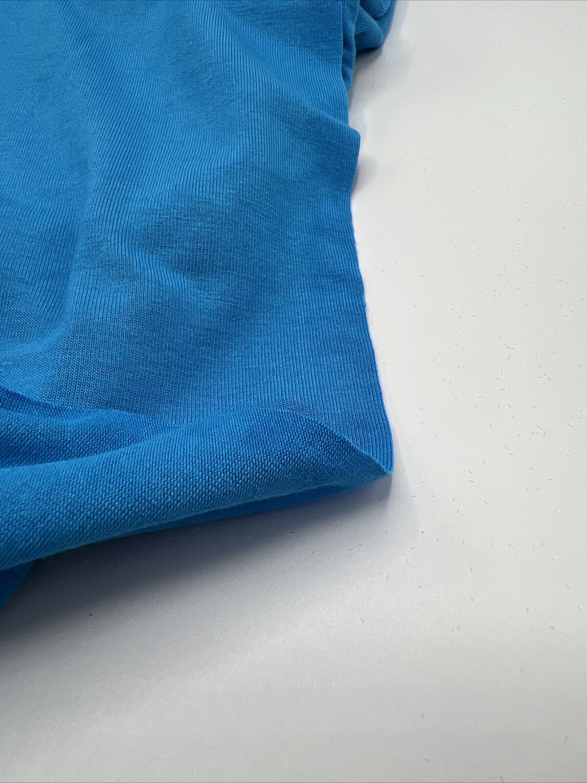 Plain Aqua Blue Viscose Elastane Fabric 4 Way Stretch Jersey