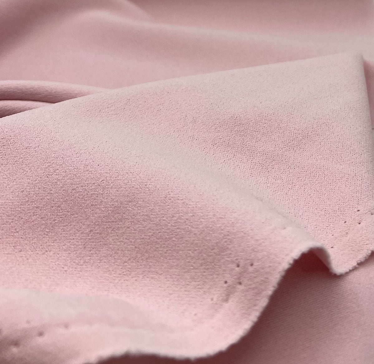Plain Pink Scuba Crepe Stretch Jersey Fabric 4 Way Stretch