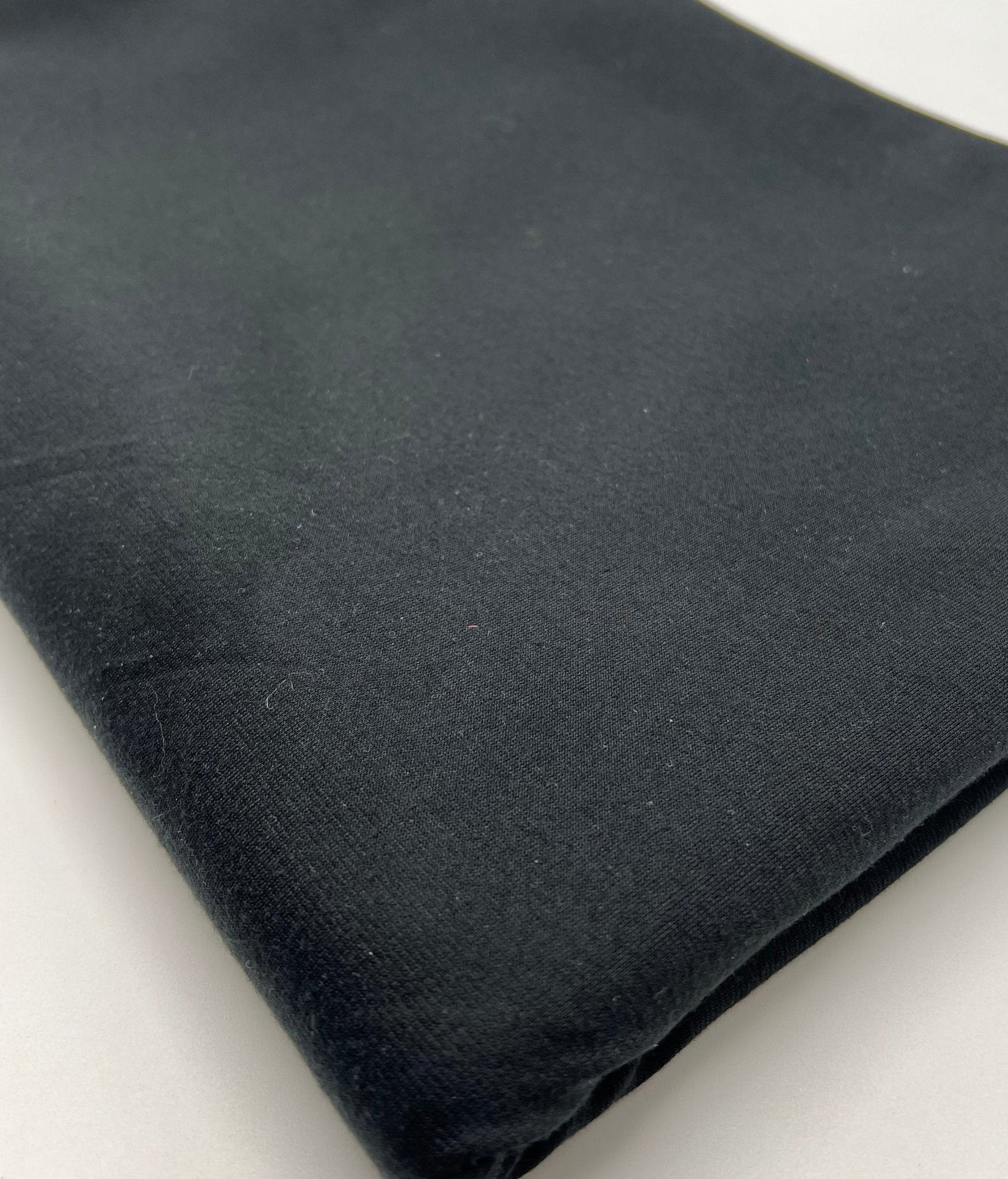 Plain Black Ponte 4 Way Stretch Fabric