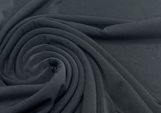 Plain Black Swimwear / Sportswear 4 Way Stretch Fabric