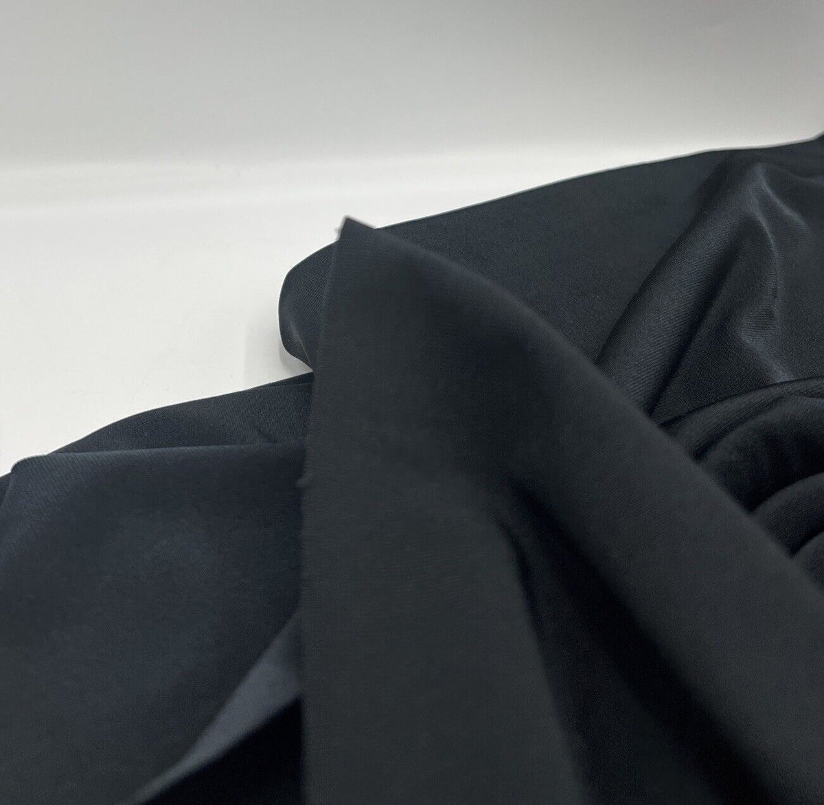 Plain Black Swimwear / Sportswear 4 Way Stretch Fabric