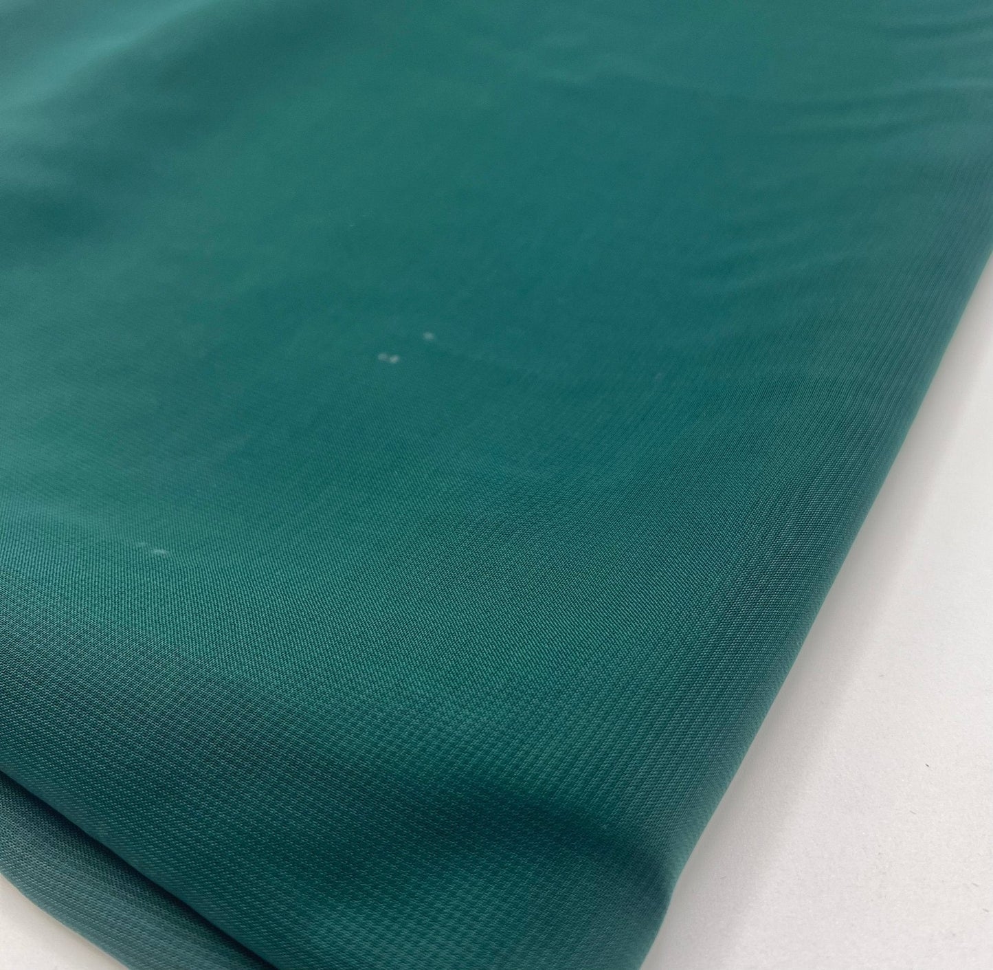 Plain Bottle Green Chiffon Sheer Dress Bridal Fabric