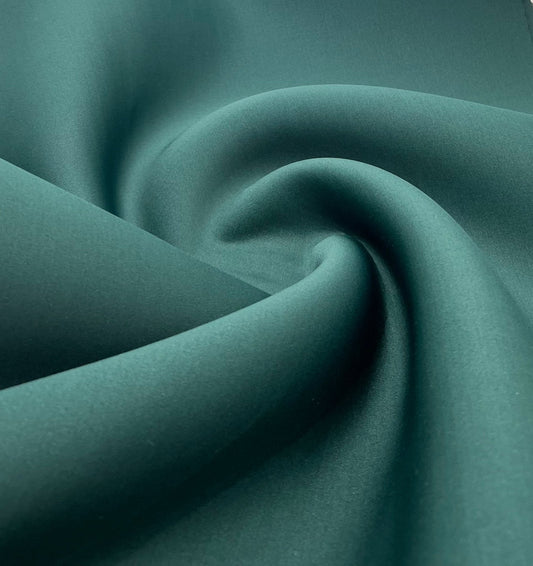 Plain Bottle Green Scuba Foam 3D Mono Scuba Stretch Fabric
