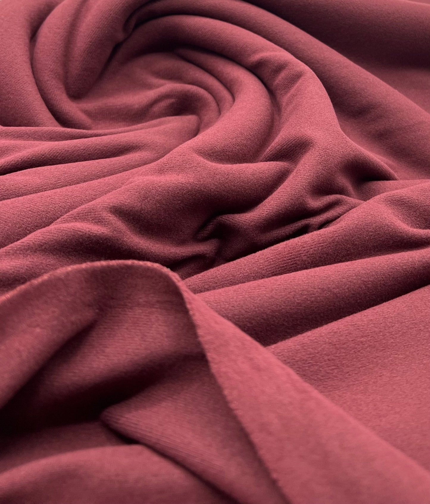 Plain Burgundy Ultra Super Soft 4 Way Stretch Fabric