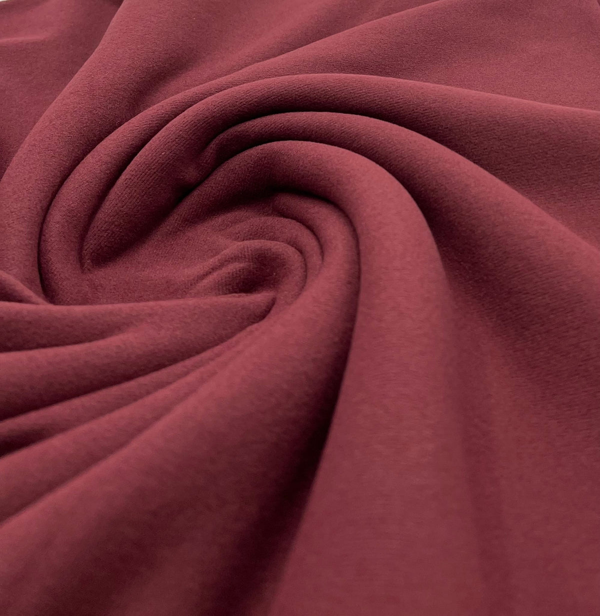 Plain Burgundy Ultra Super Soft 4 Way Stretch Fabric