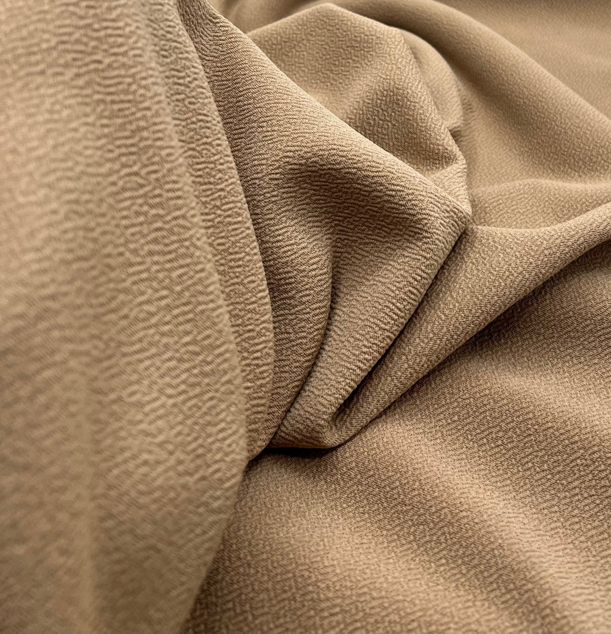 Plain Camel Liverpool Bullet Stretch Fabric
