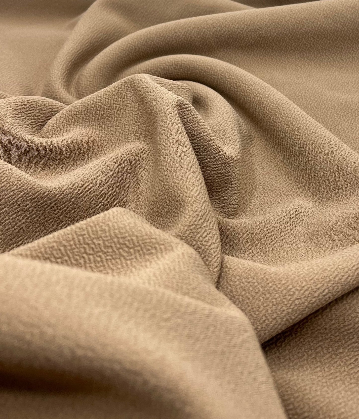 Plain Camel Liverpool Bullet Stretch Fabric