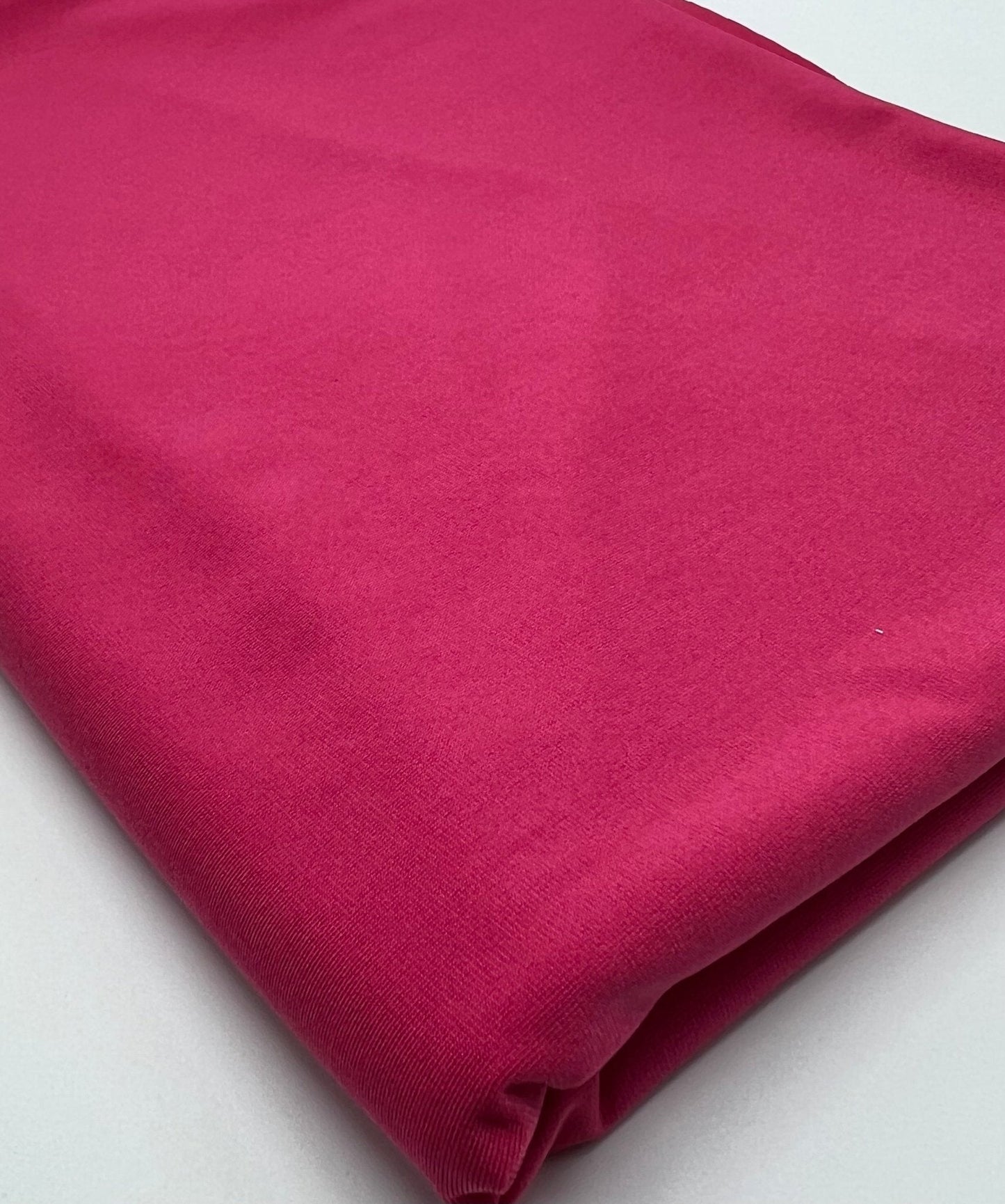 Plain Cerise Hot Pink ITY 4 Way Stretch Fabric
