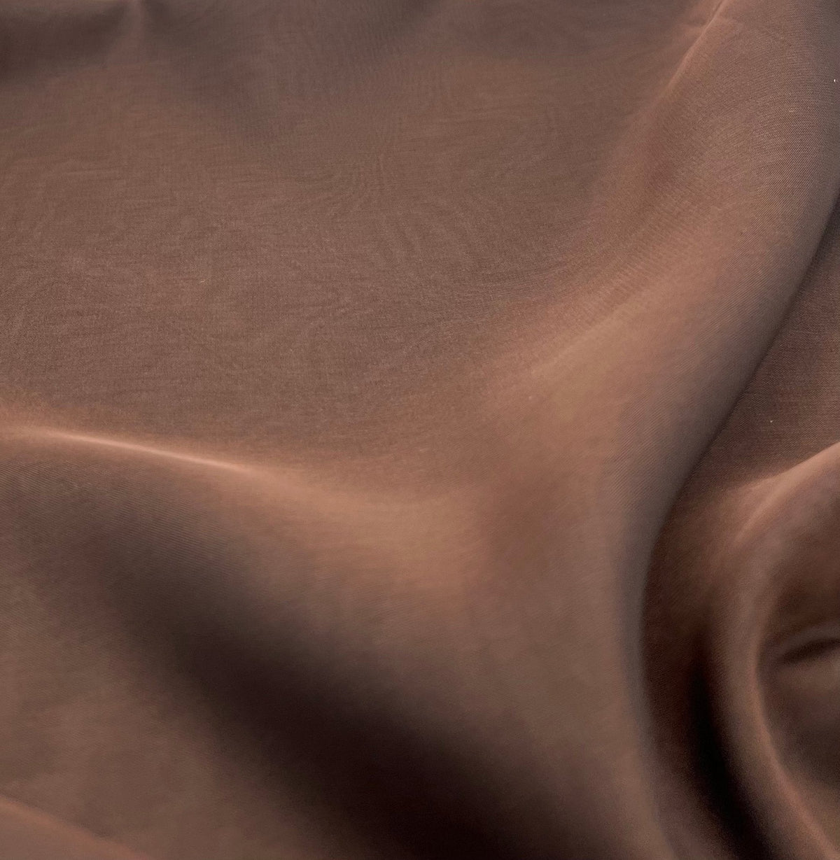 Plain Chocolate Brown Chiffon Sheer Dress Bridal Fabric