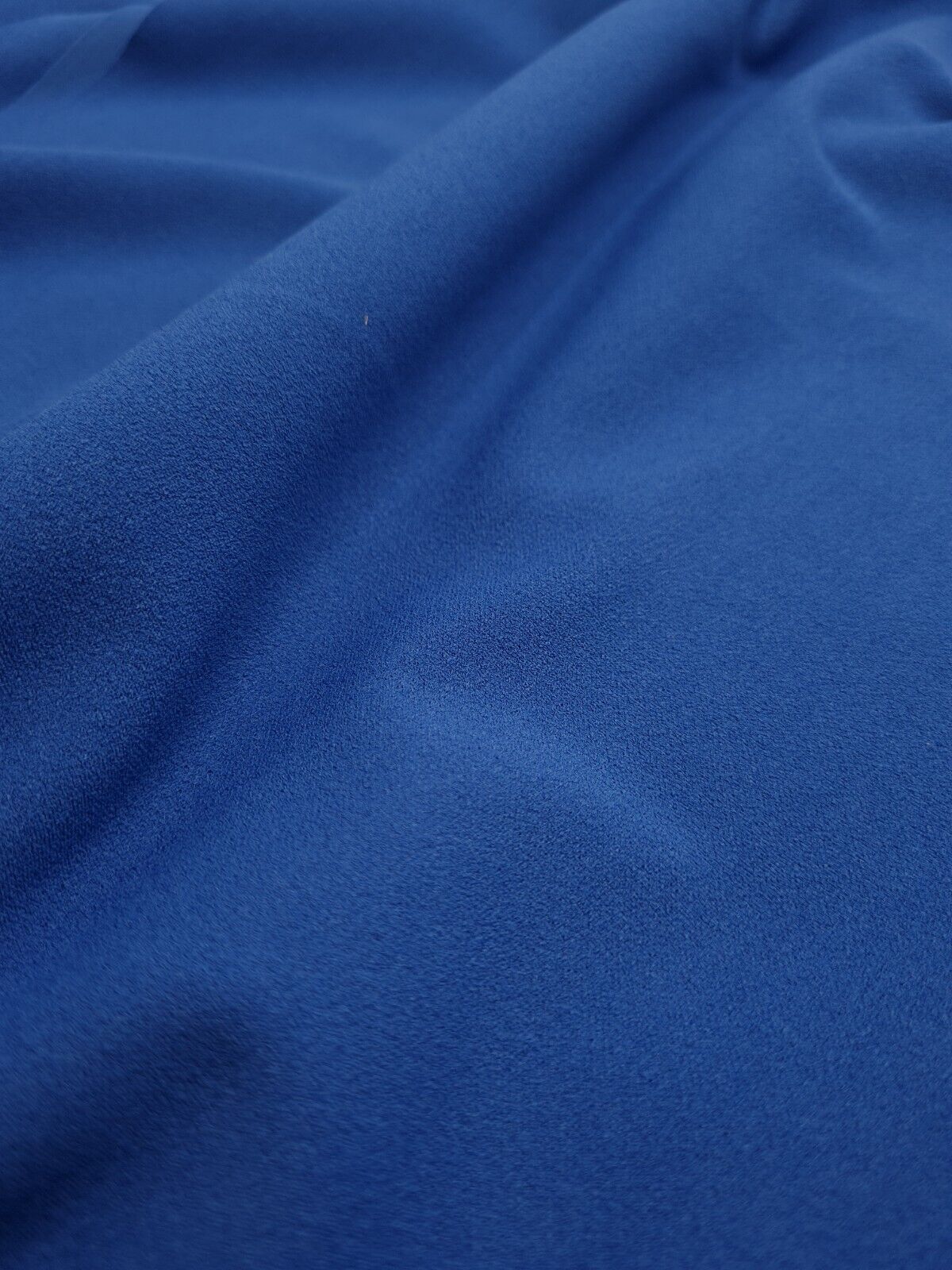 Plain Cobalt Blue Scuba Crepe Stretch Jersey Fabric 4 Way Stretch