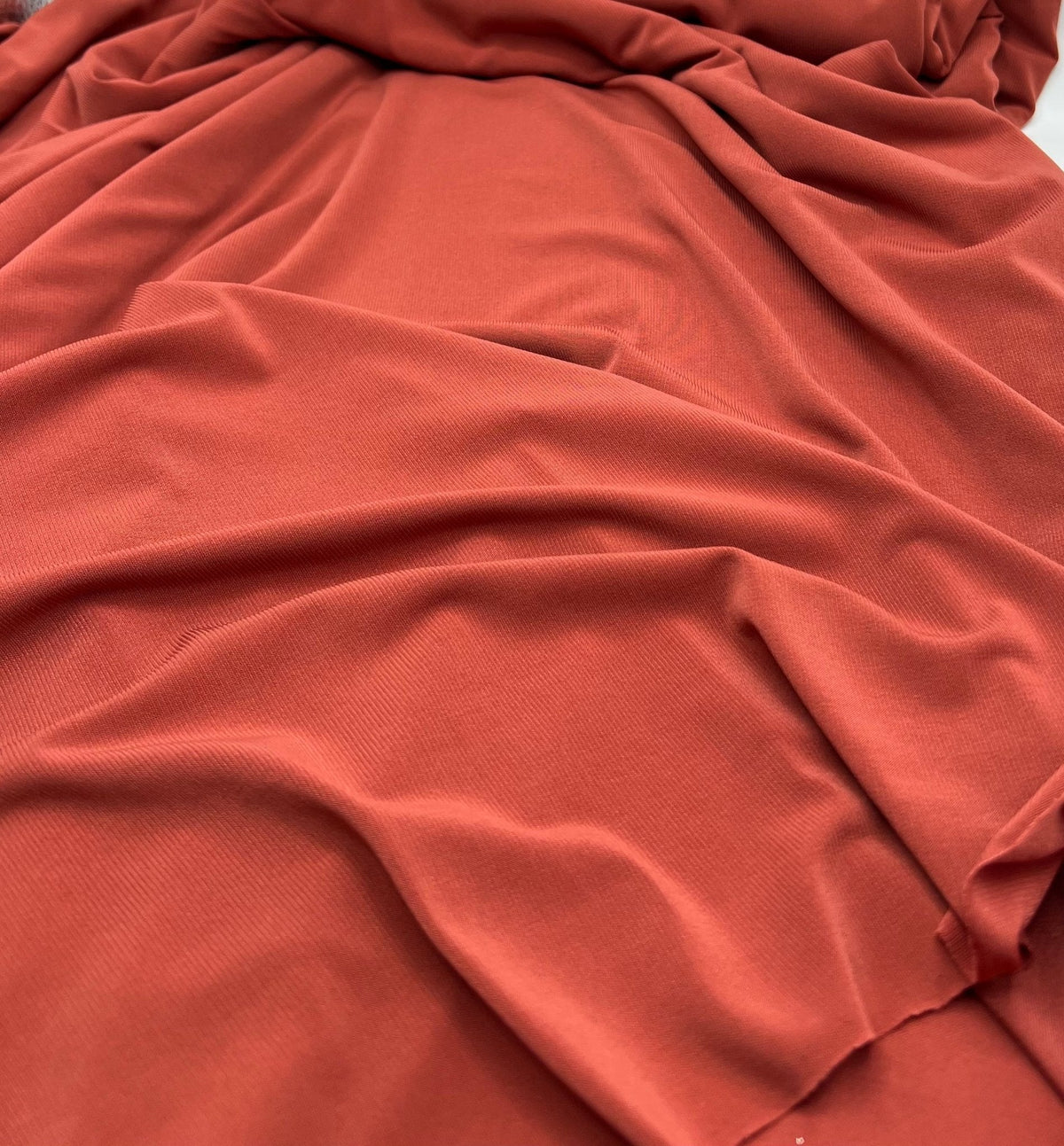 Plain Dark Coral ITY 4 Way Stretch Fabric