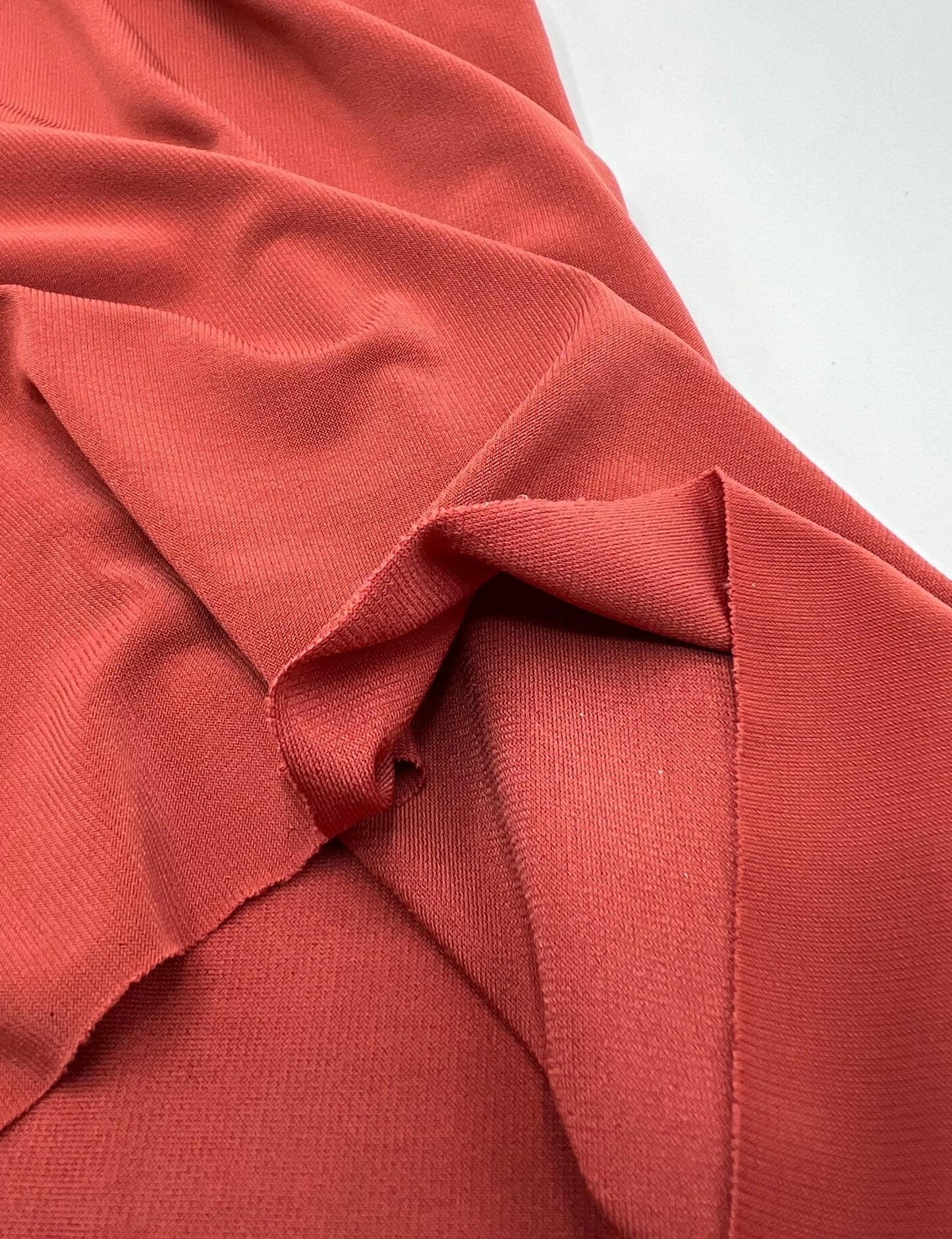 Plain Dark Coral ITY 4 Way Stretch Fabric