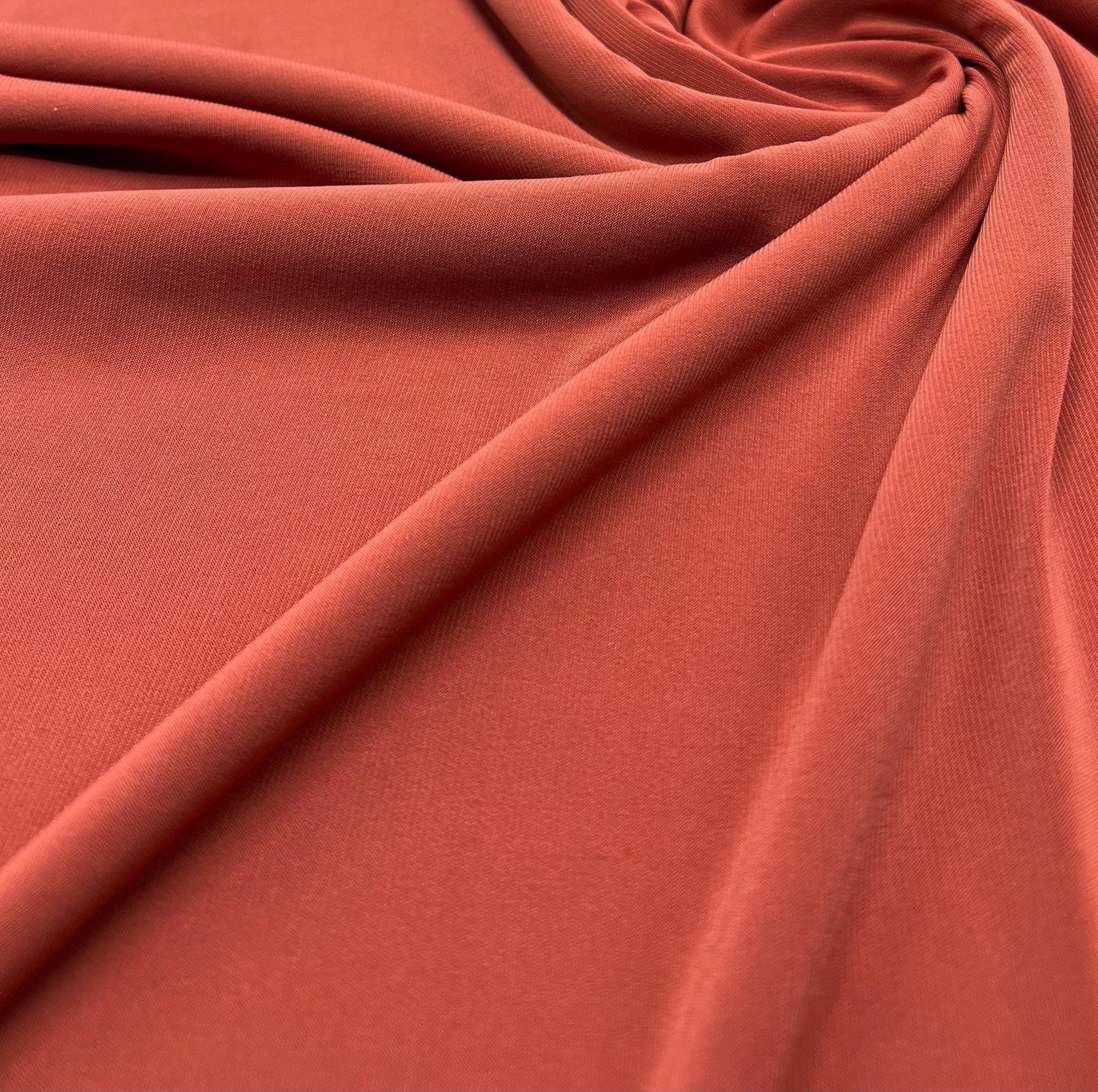 Plain Dark Coral ITY 4 Way Stretch Fabric