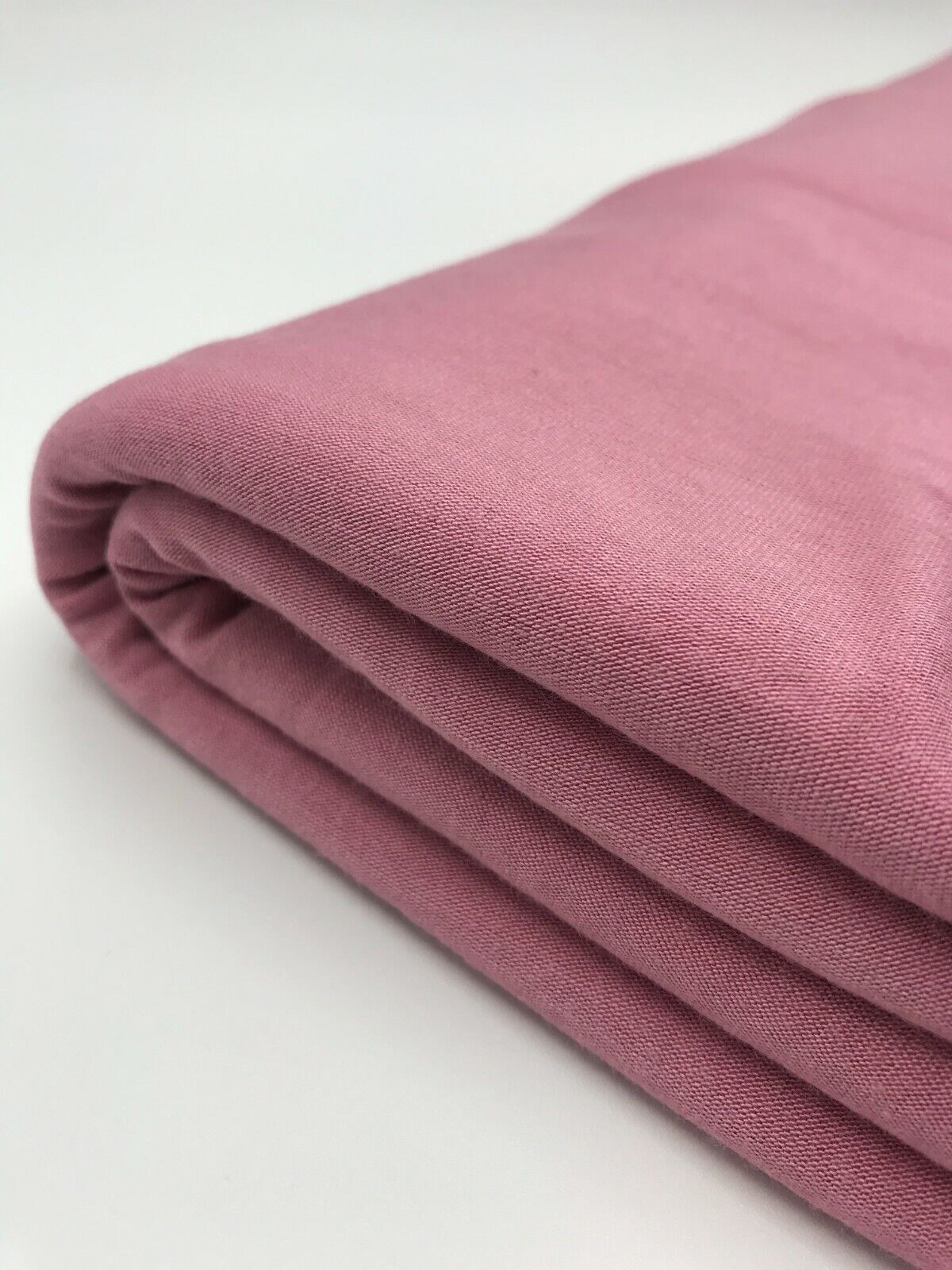 Plain Dusky Pink Viscose Elastane Fabric 4 Way Stretch Jersey