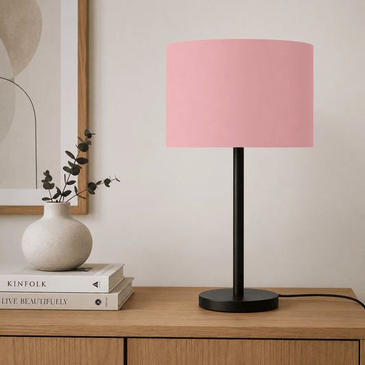 Plain Dusty Rose Lampshade, Pink Ceiling or Table Lamp Shade