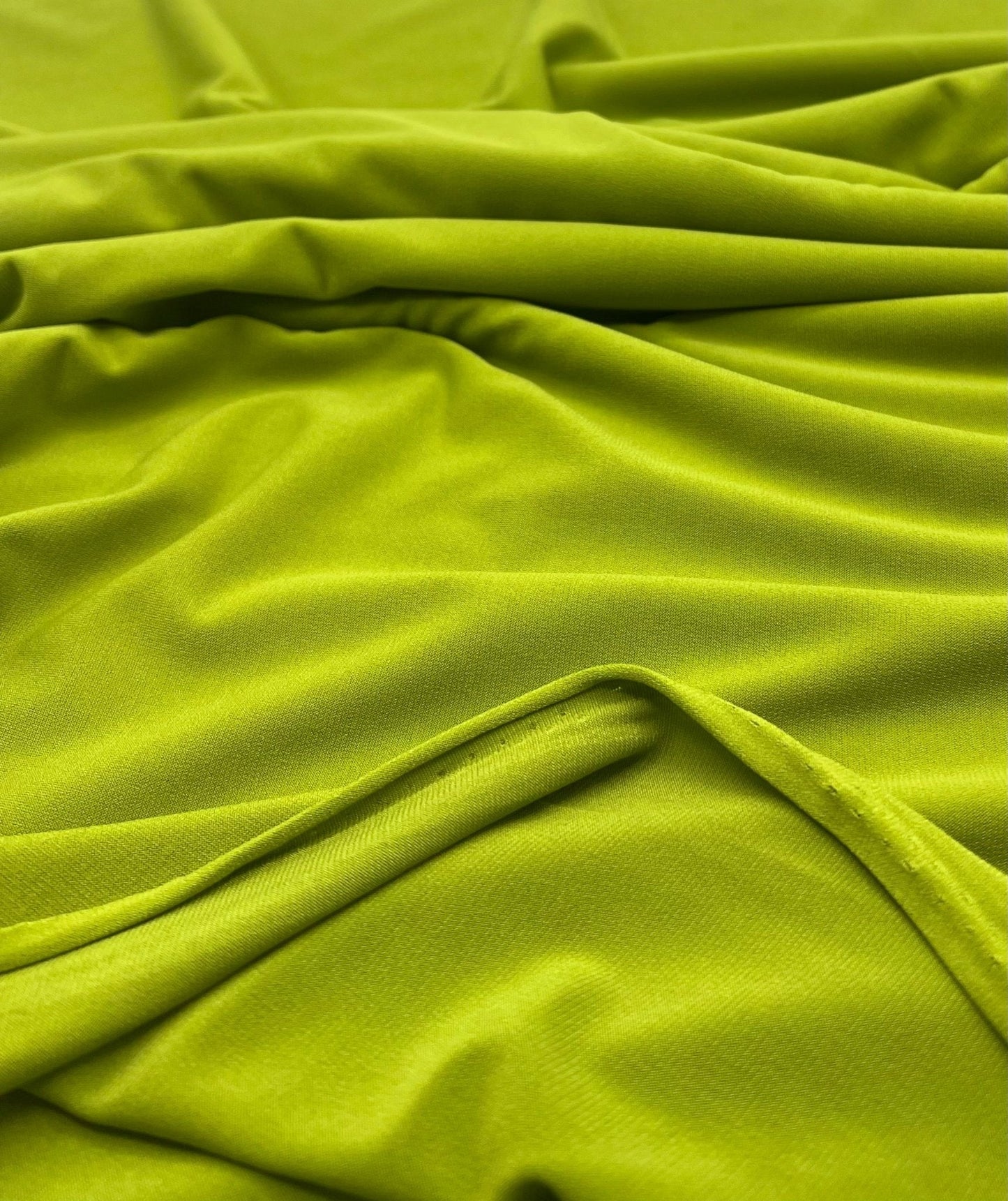 Plain Green ITY 4 Way Stretch Fabric