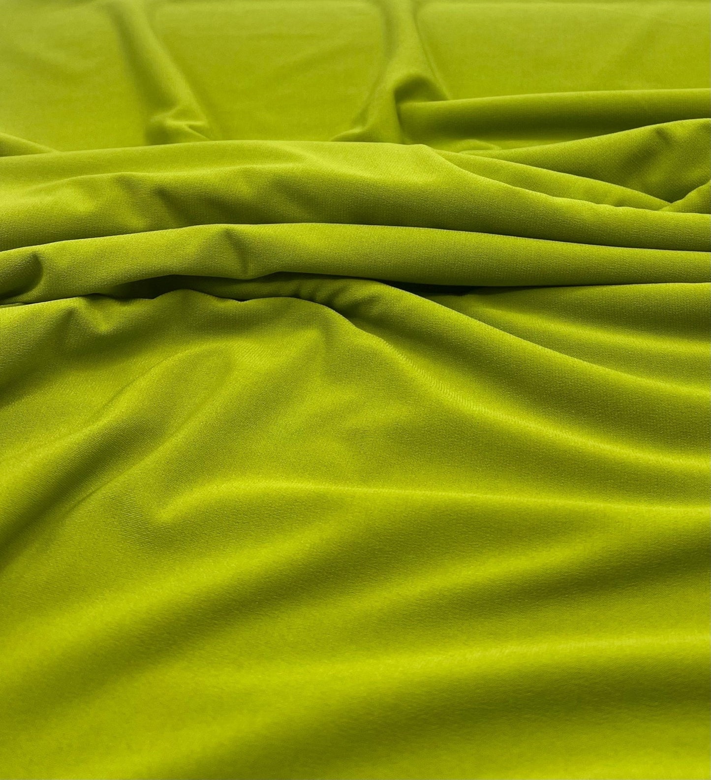 Plain Green ITY 4 Way Stretch Fabric