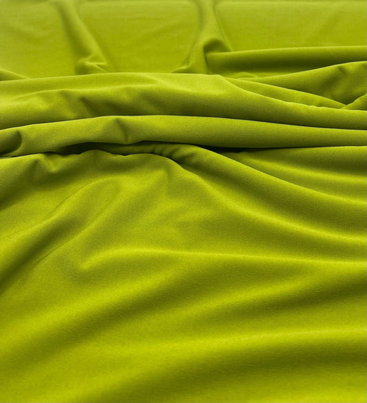 Plain Green ITY 4 Way Stretch Fabric