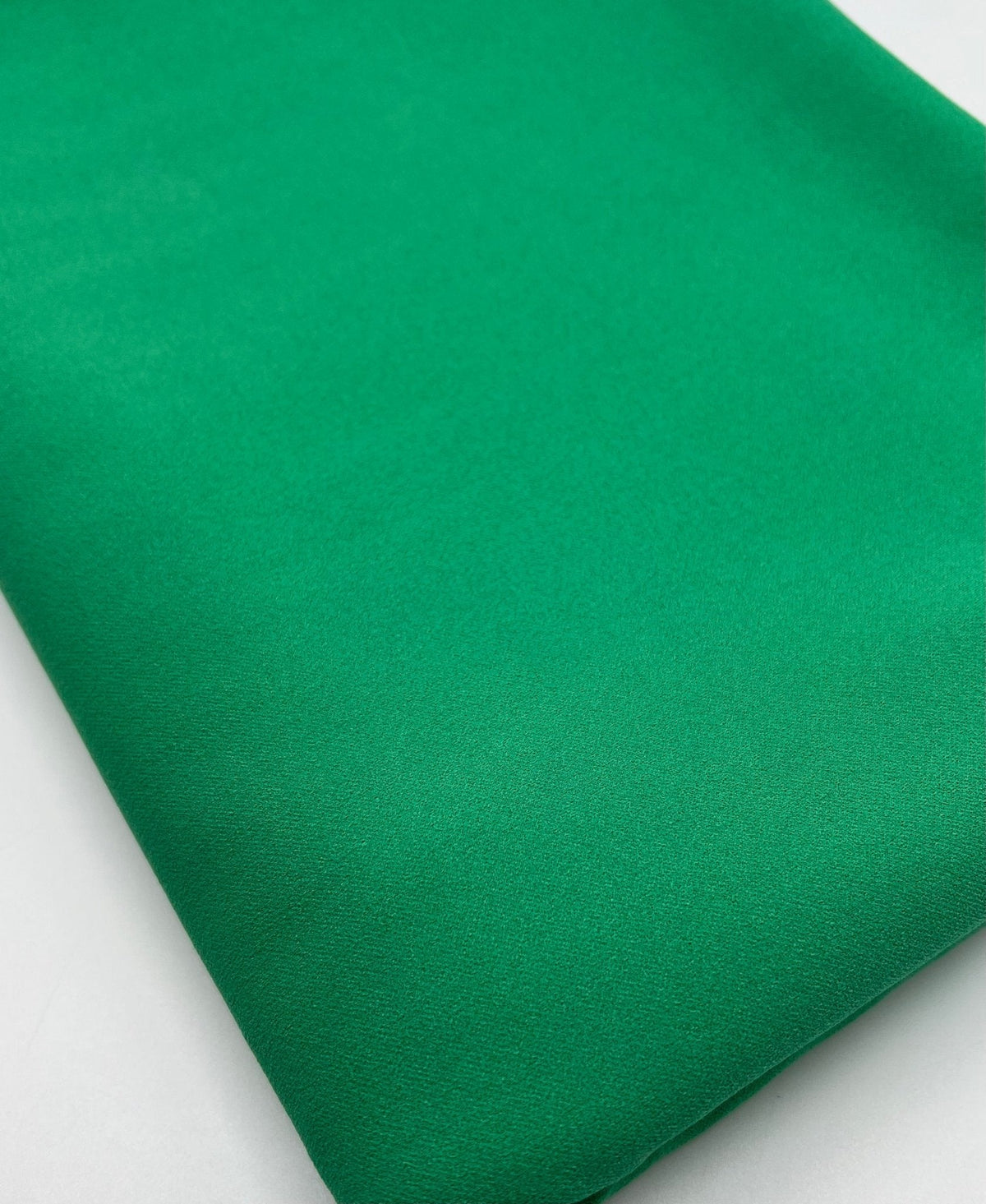 Plain Green Scuba Crepe Stretch Jersey Fabric 4 Way Stretch