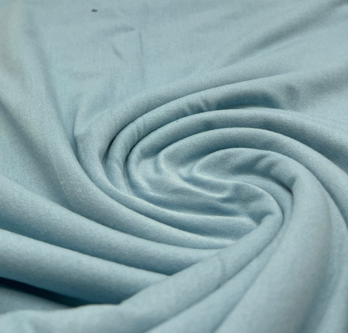 Plain Ice Blue Viscose Elastane Fabric 4 Way Stretch Jersey