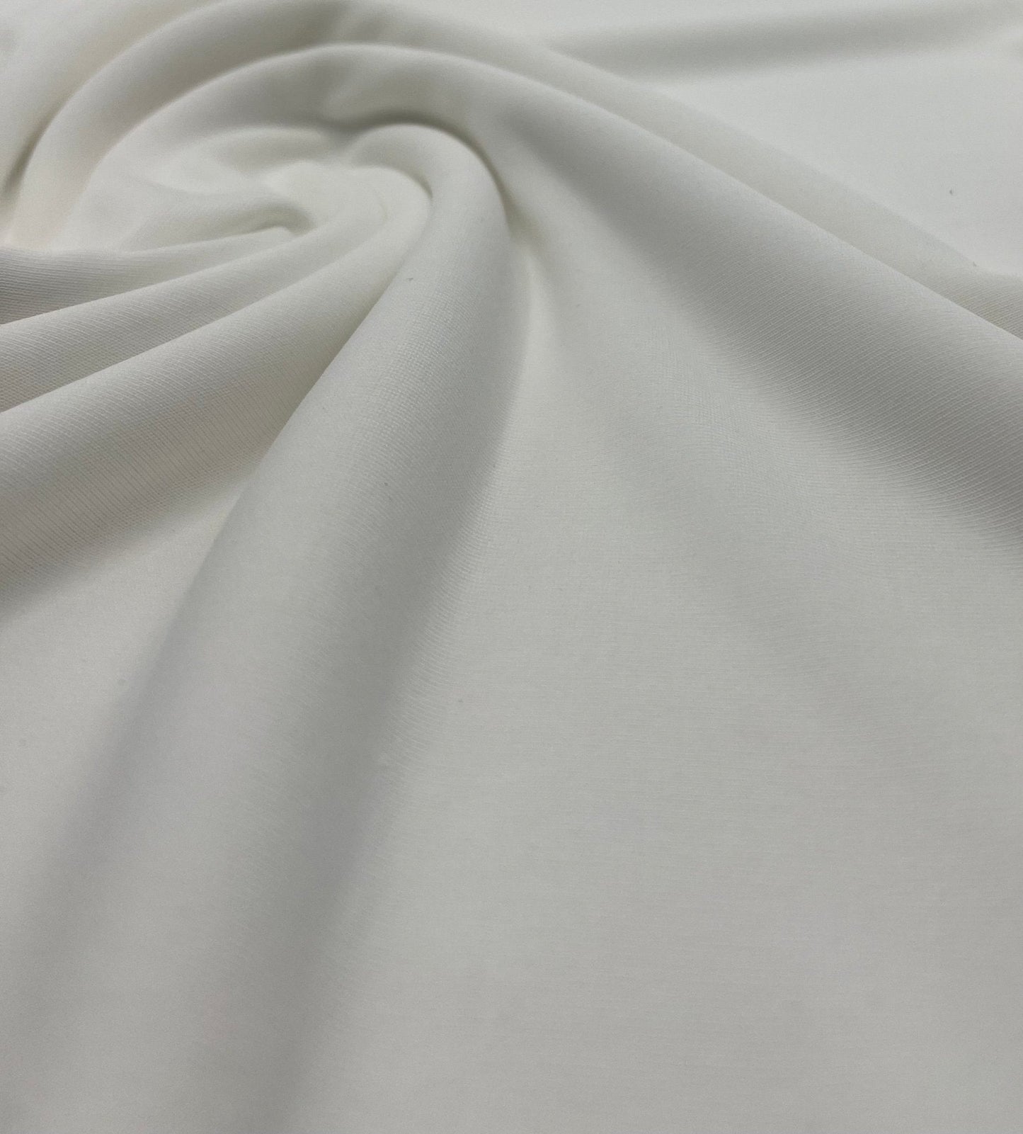 Plain Ivory Modal 200GSM 2 Way Stretch Fabric