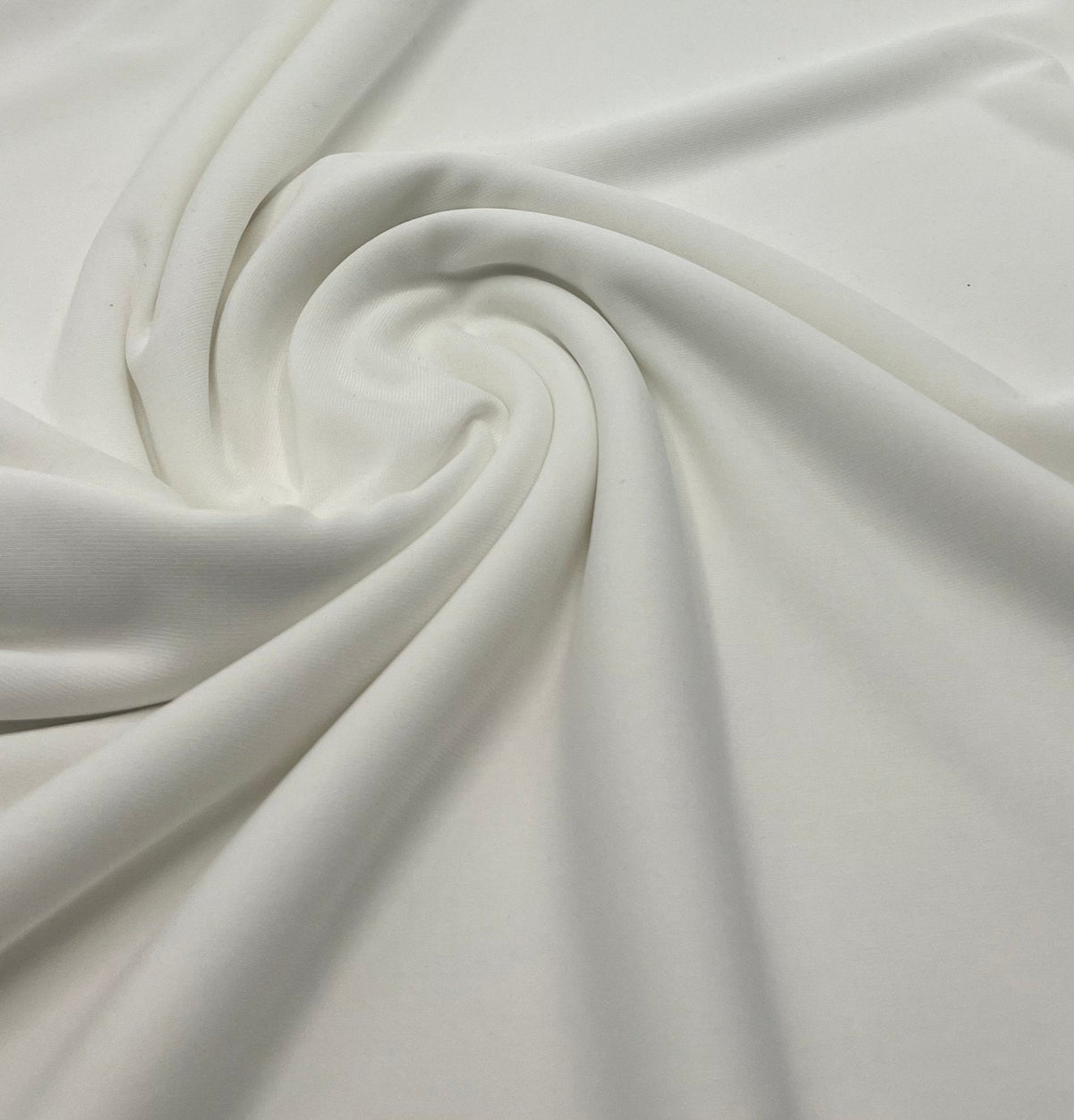 Plain Ivory Modal 200GSM 2 Way Stretch Fabric