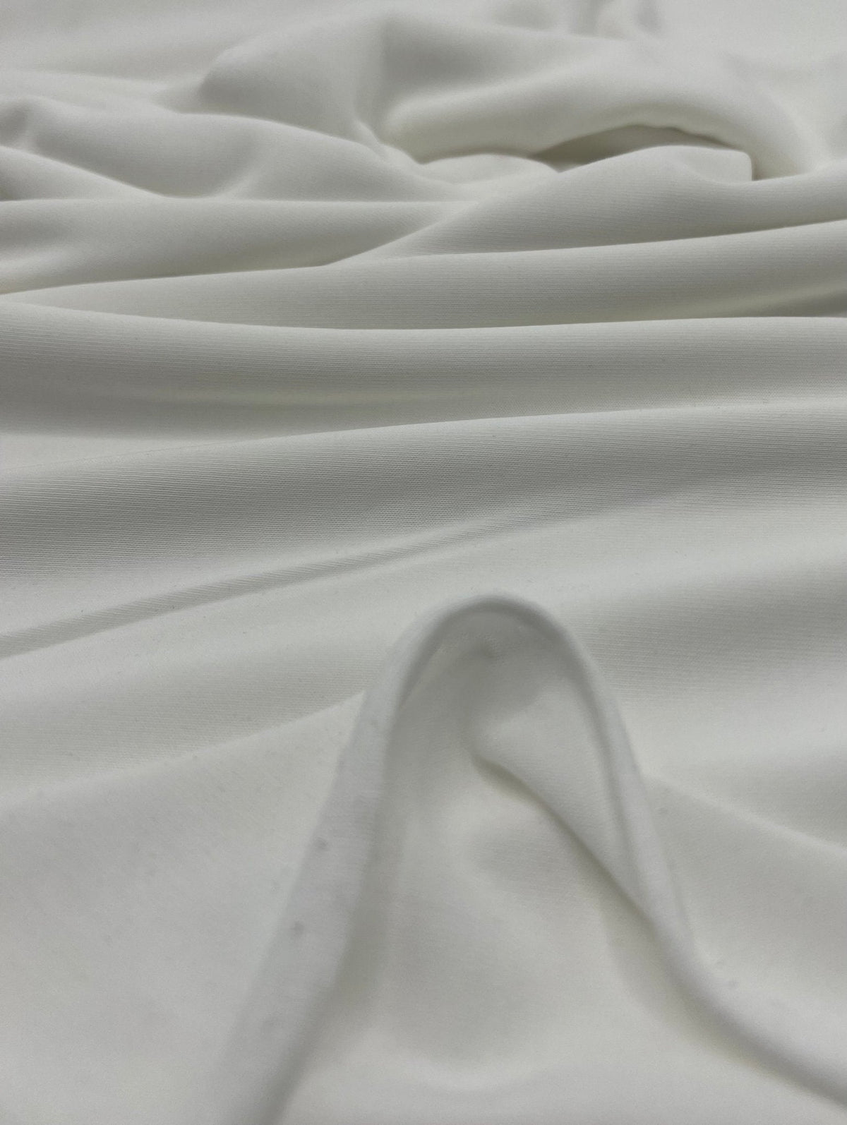 Plain Ivory Modal 200GSM 2 Way Stretch Fabric