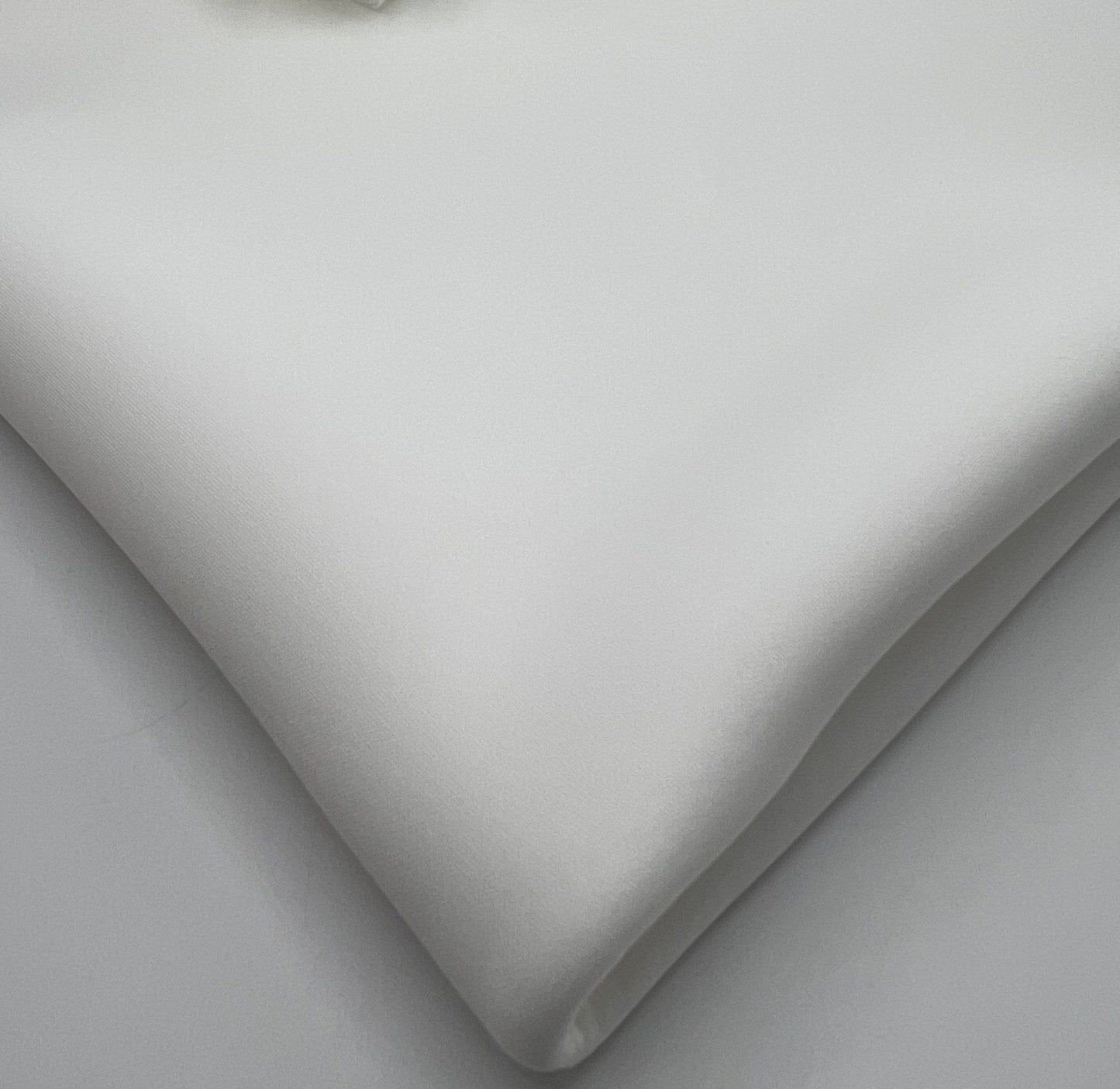 Plain Ivory Scuba Foam 3D Mono Scuba Stretch Fabric