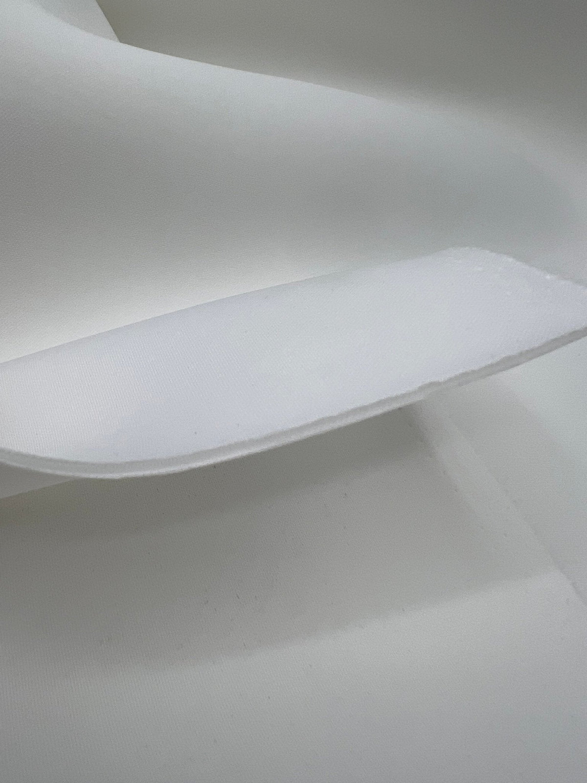 Plain Ivory Scuba Foam 3D Mono Scuba Stretch Fabric