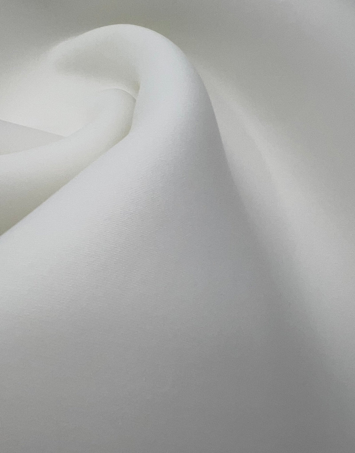 Plain Ivory Scuba Foam 3D Mono Scuba Stretch Fabric
