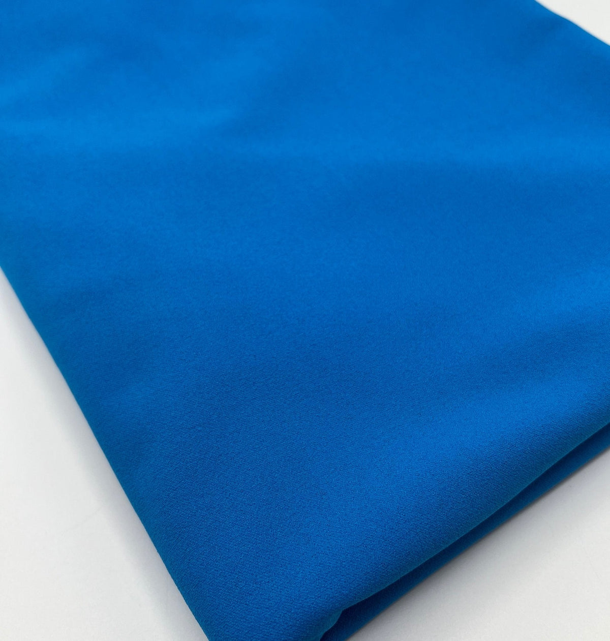 Plain Light Blue Scuba Crepe Stretch Jersey Fabric 4 Way Stretch