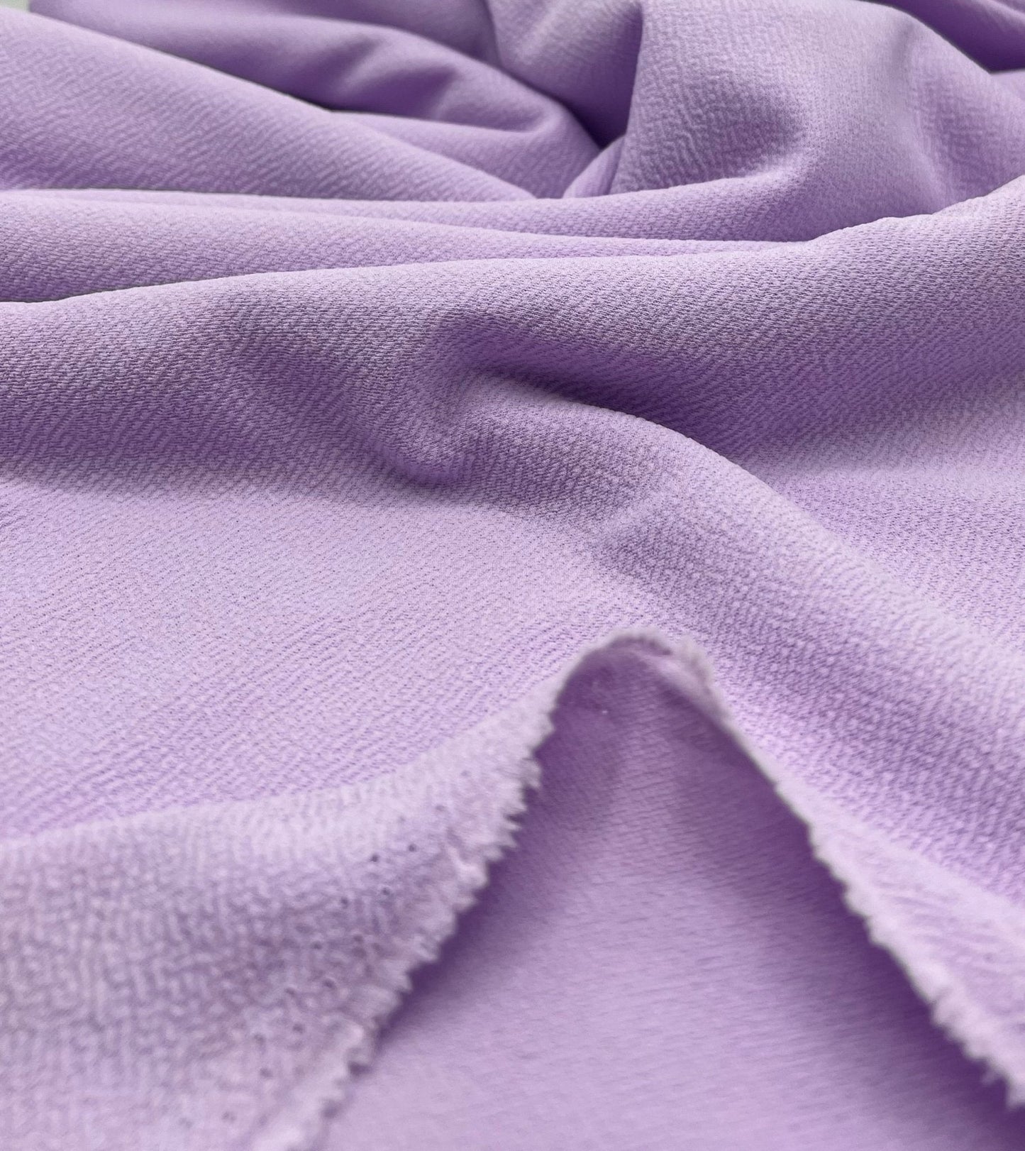 Plain Pastel Lilac Liverpool Bullet Stretch Fabric