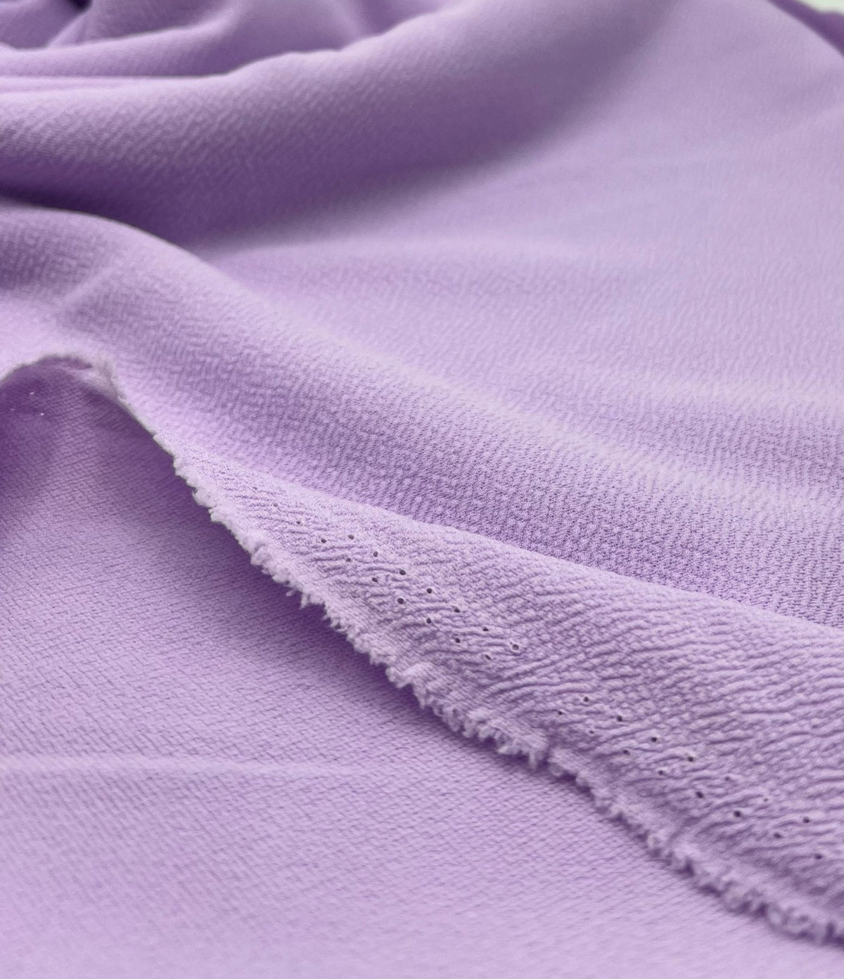 Plain Pastel Lilac Liverpool Bullet Stretch Fabric