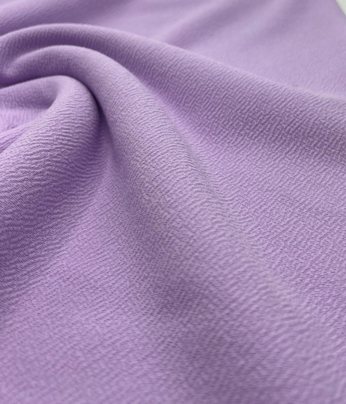 Plain Pastel Lilac Liverpool Bullet Stretch Fabric
