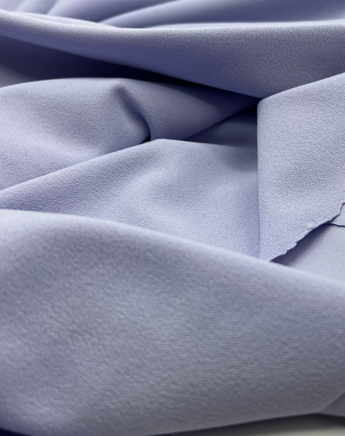 Plain Lilac Scuba Crepe Stretch Jersey Fabric 4 Way Stretch
