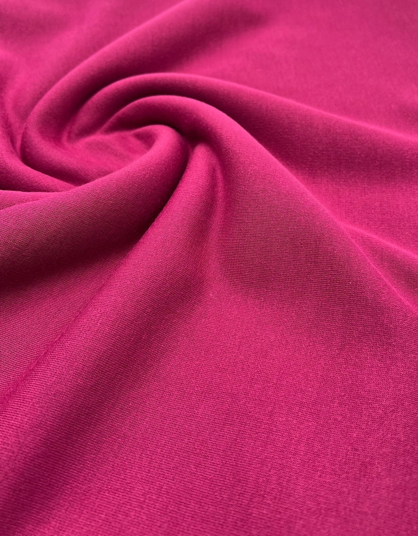 Plain Magenta Ponte 2 Way Stretch Fabric