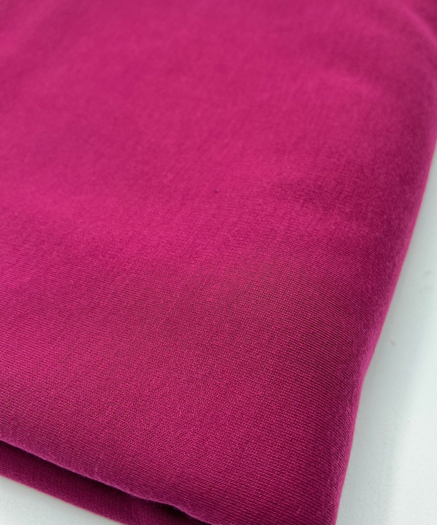 Plain Magenta Ponte 2 Way Stretch Fabric