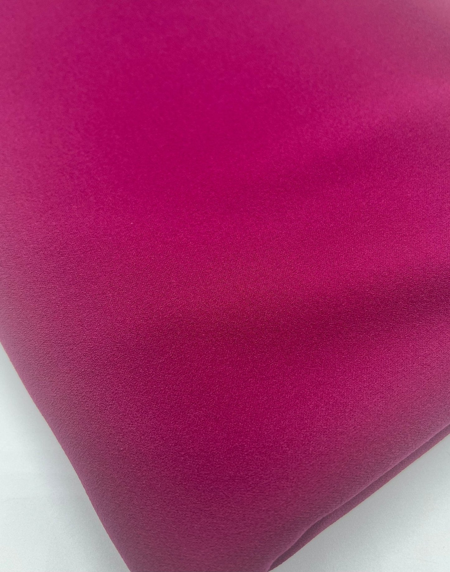 Plain Magenta Scuba Crepe Stretch Jersey Fabric 4 Way Stretch