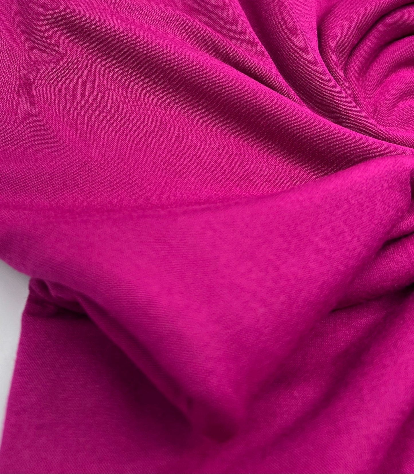 Plain Magenta Viscose Elastane Fabric 4 Way Stretch Jersey