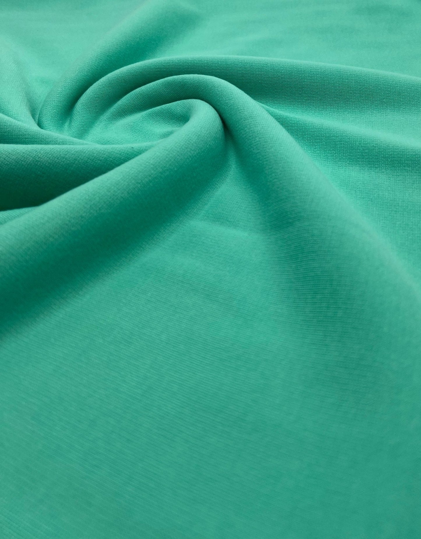 Plain Mint Green Ponte 2 Way Stretch Fabric