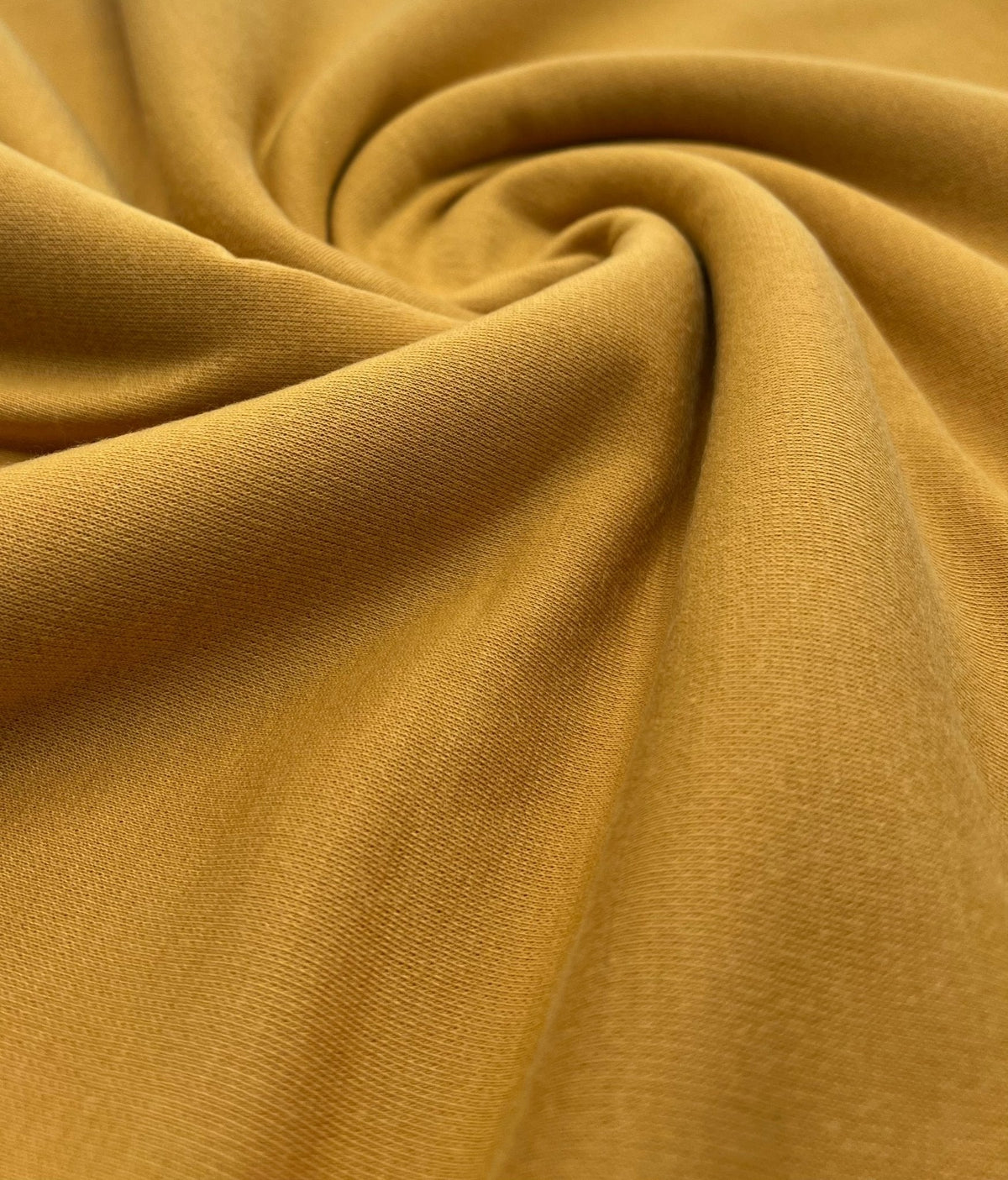 Plain Mustard Ponte 2 Way Stretch Fabric