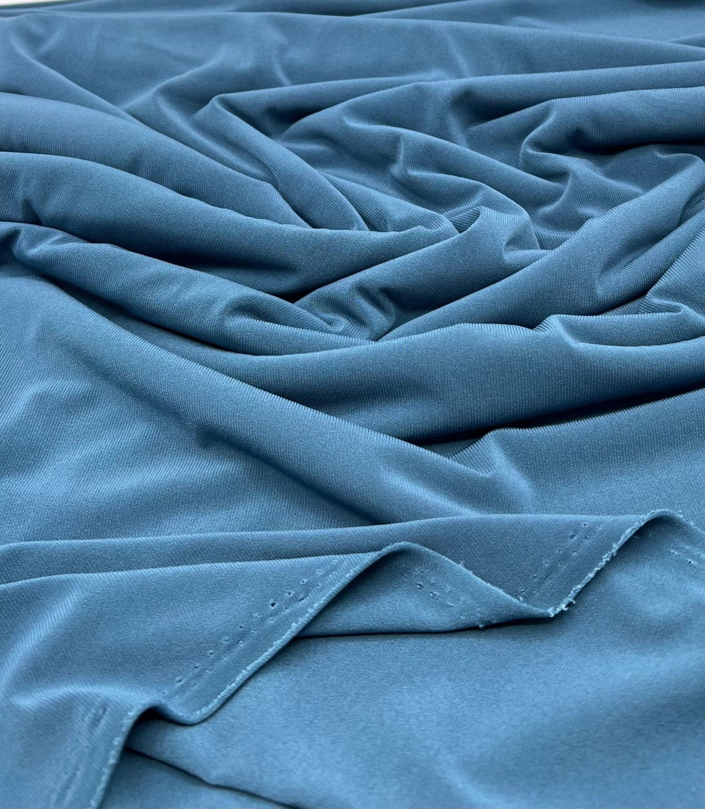 Plain Muted Teal ITY 4 Way Stretch Fabric