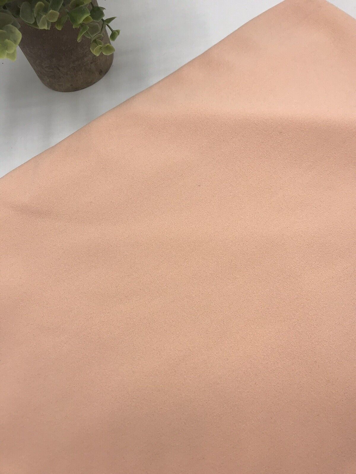 Plain Nude Scuba Crepe Stretch Jersey Fabric 4 Way Stretch