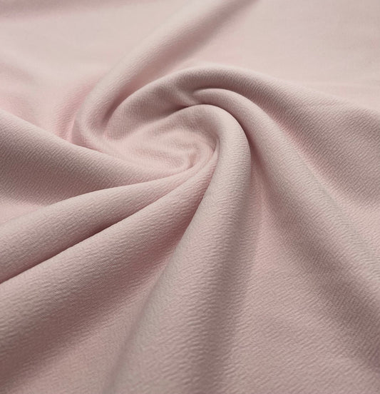 Plain Pastel Pink Liverpool Bullet Stretch Fabric