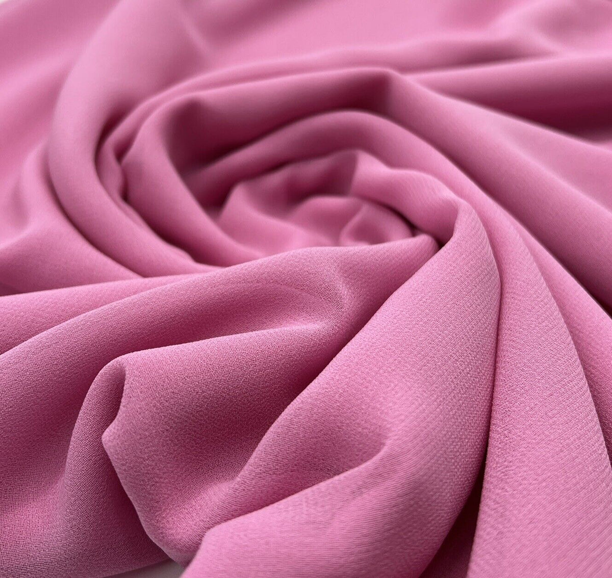 Plain Pink Chiffon Sheer Dress Bridal Fabric