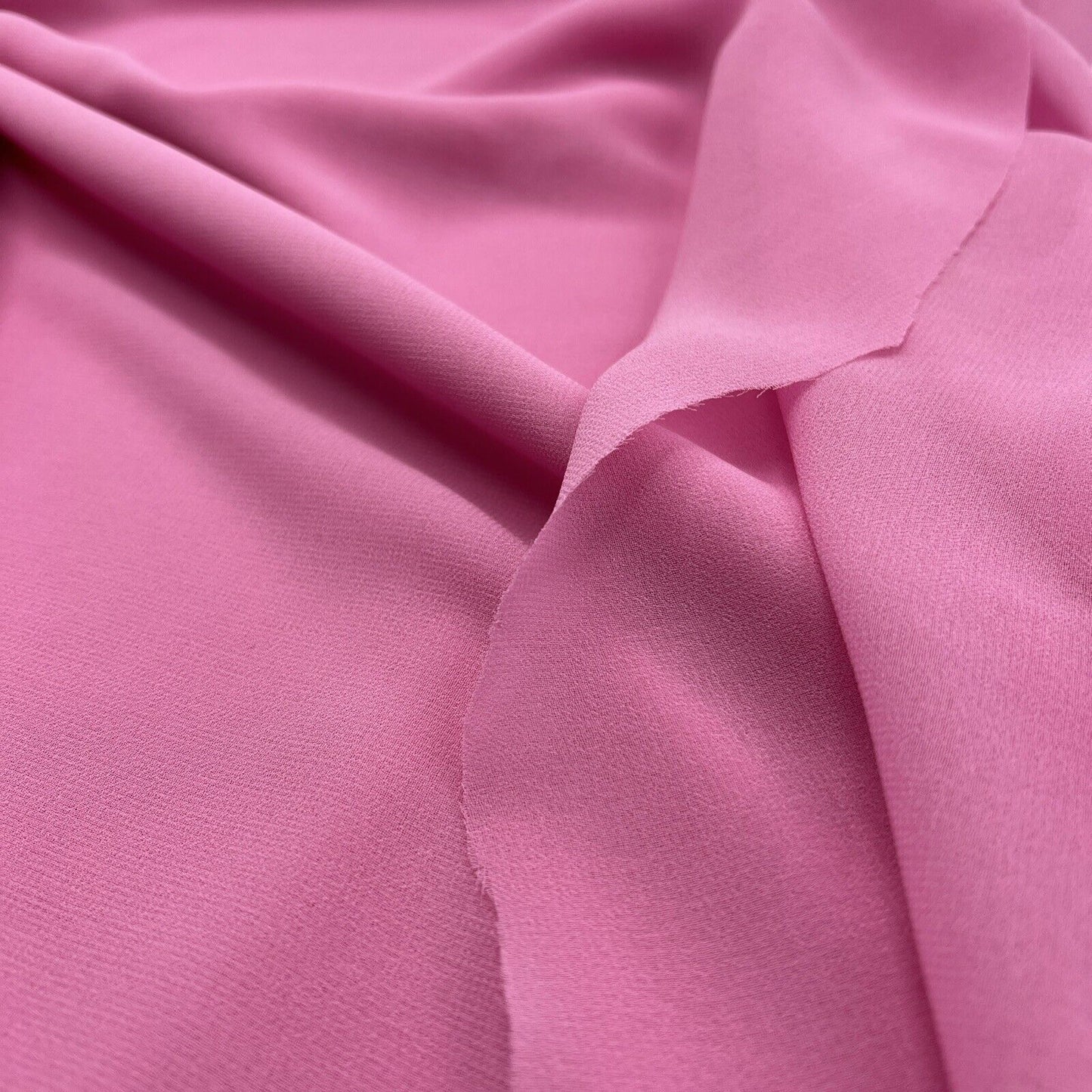 Plain Pink Chiffon Sheer Dress Bridal Fabric